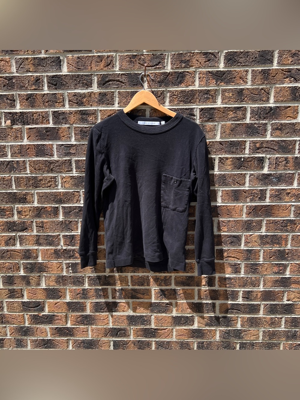 Uniqlo x Lemaire - Black Long Sleeve Pocket Tee